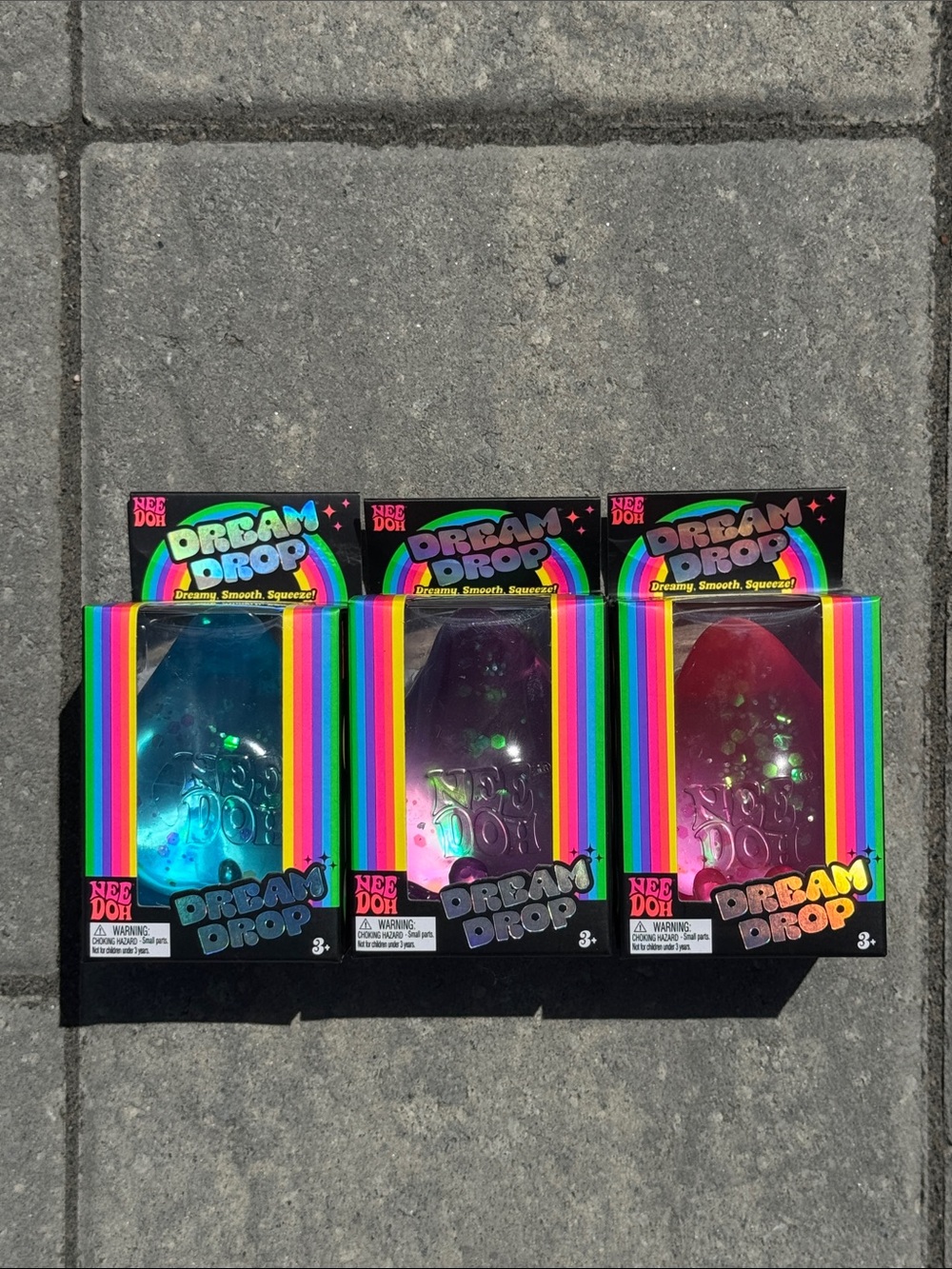 Needoh Dream Drop Lot of 3 NIB